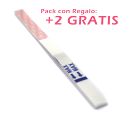 Pack con regalo: 5 test de ovulación + 2 test de embarazo GRATIS. Sensibilidad media, más efectivos.