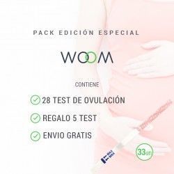 28 Test de ovulación + 5 Test Regalo. Pack Especial Woom