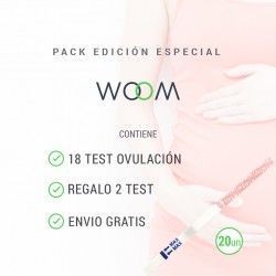 18 Test de ovulación + 2 Test Regalo. Pack Especial Woom